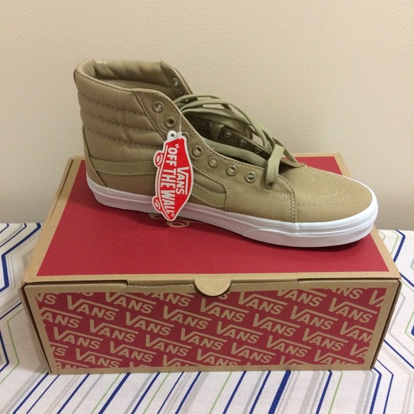 Vans Other - Vans khaki SK8-HI Mono Canvas sneakers
